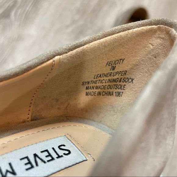 Steve Madden Gray Felicity Suede D'orsay Pump - Picture 10 of 11
